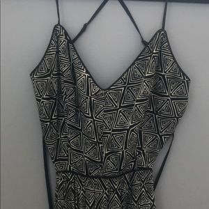 Maxi dress with open back